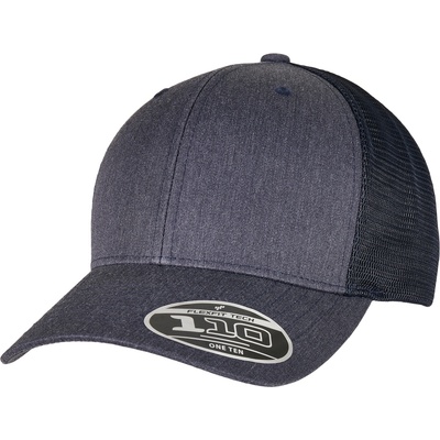 Urban Classics Шапка с козирка 110 Flexfit Melange Trucker heather/navy one sizeUB-110PT-00721 - Сив, размер one size