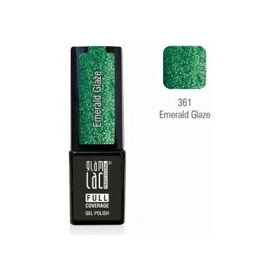GlamLac Gel lak zelený 361 Emerald Glaze 6 ml
