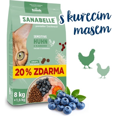 BOSCH Sanabelle Sensitive Hydina 8 kg
