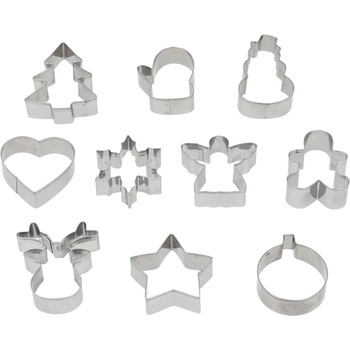 Blomsterbergs Формички за бисквитки в комплект 10 бр. с коледни мотиви - Blomsterbergs (34480)