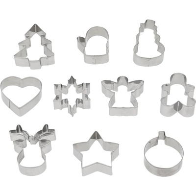 Blomsterbergs Формички за бисквитки в комплект 10 бр. с коледни мотиви - Blomsterbergs (34480)