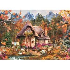 Ravensburger - Puzzle Pumpkin cottage - 1 000 piese