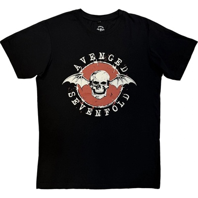 Avenged Sevenfold Deathbat Red Circle Carbon Black XL Риза (ASCBN48MB04)