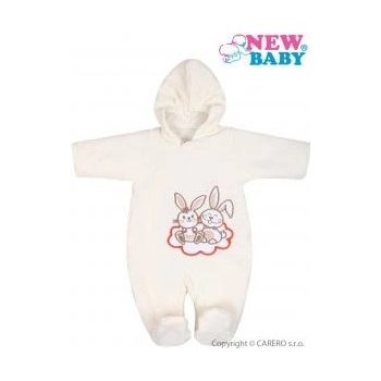 NEW BABY Zimní overal New Baby Bunnies hnědý