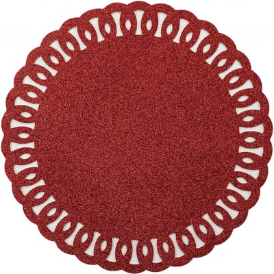 Douceur d'intérieur Třpytivé prostírání červené 38cm