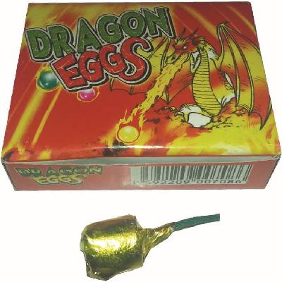 Práskací granule DRAGON EGGS 6 ks