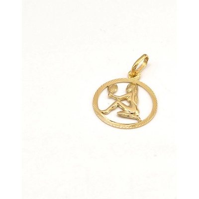 B&B Goldinvestic Zlatý přívěsek Panna v kruhu N5065