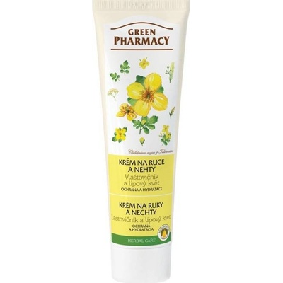Green Pharmacy krém na ruky a nechty Aloe Hydratačný a zjemňujúci 100 ml