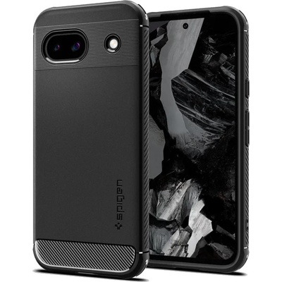 Spigen Калъф Spigen - Rugged Armor, Google Pixel 8a, черен (8809971221450)