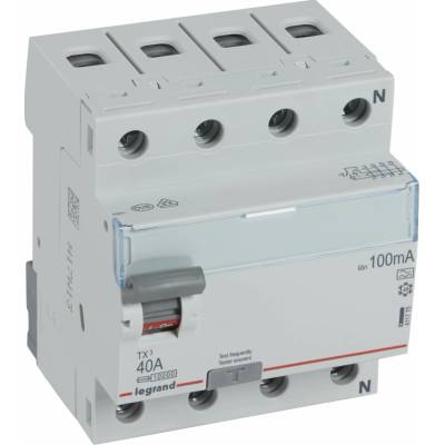 Legrand TX3 40A/100mA/4p/A 411775