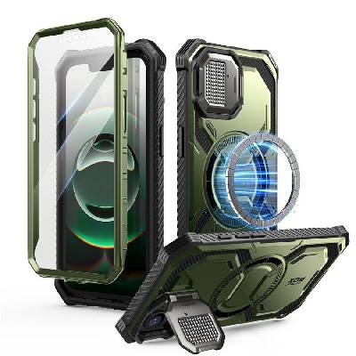 360 градусов кейс с MagSafe за iPhone 16e от Supcase IBLSN ArmorBox Mag - Guldan (843439157033)