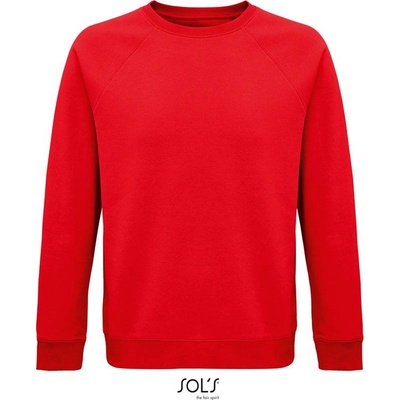 Sol's Space Unisex bio mikina červená