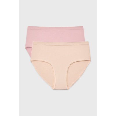 Astratex 2PACK класически бикини RIB с по-висока талия (2PRib1ATX_kal)