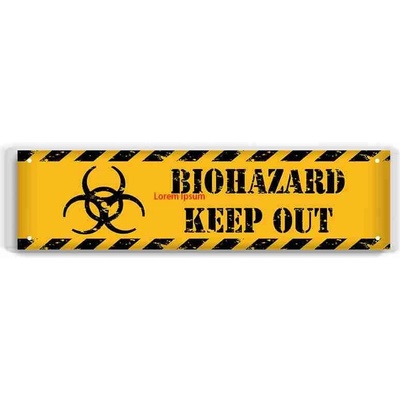 Ceduľa Biohazard Keep Out
