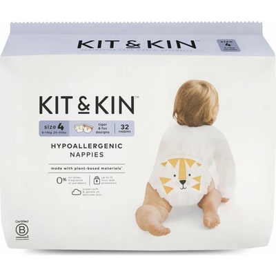 Kit & Kin Eko Naturally Dry Nappies 4 32 ks