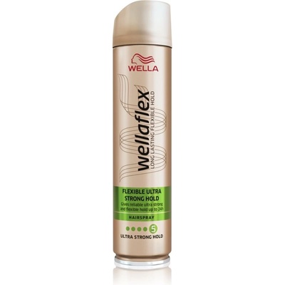 Wella Wellaflex Silk Finish & Hold lak na vlasy s extra silnou fixáciou 250 ml