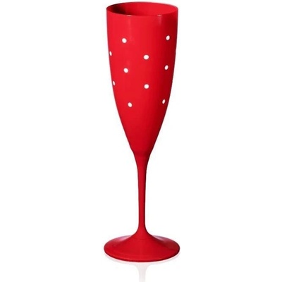Crystalex sklenice na šampaňské Noël Rouge 6 x 220 ml