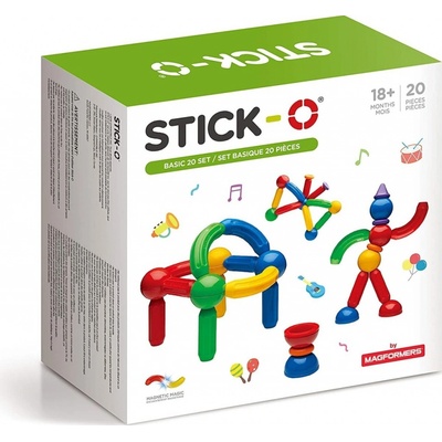 Magformers Stick-O Basic 20ks – Zboží Dáma