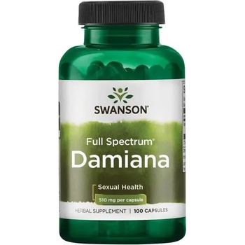 Swanson Full Spectrum Damiana, 510 mg, 100 капсули, Swanson (SW532)