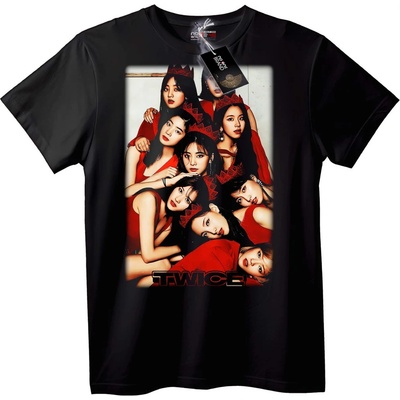 NOONEBRAND Тениска TWICE банда - XL, Black
