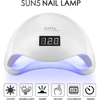 Image 1 of Комбинирана uv/led Лампа за Нокти/Гел Лак/Маникюр - sun5 48w (sun48w)