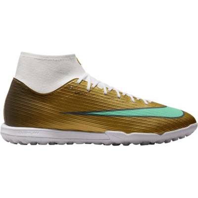 Nike MERCURIAL SUPERFLY 11 ACADEMY TF KM Hnědá Bílá Tyrkysová