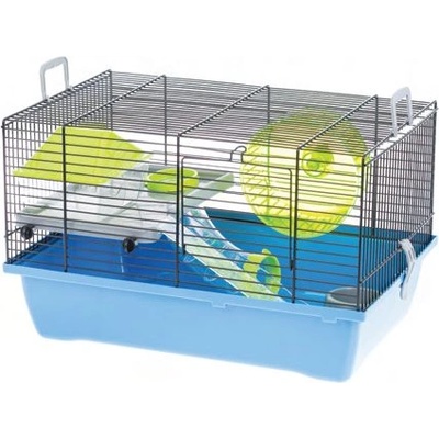 INTER-ZOO Pet Products Клетка за гризачи GINO COLOR с тунел 42 x 29 x 26 cm ЗЕЛЕНА