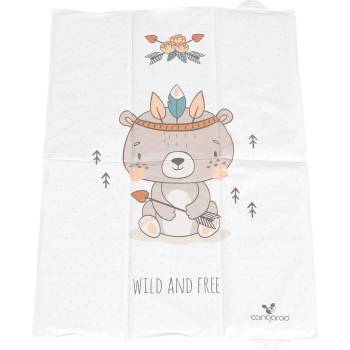 Cangaroo Сгъваема подложка за повиване Wild and free Bear (3800146269265)