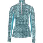 Kari Traa Дамско мериносово термобельо Kari traa Women's Rose Half-Zip Merino base layer - Blue Lagoon - размер XL (115-1317-2515)