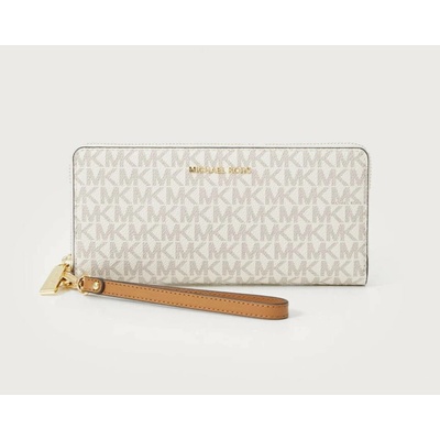 Michael Kors Peněženka jet set travel Continental vanilla acorn