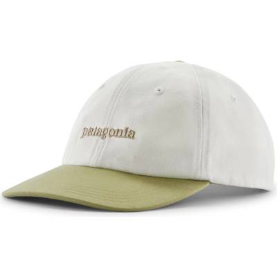 Patagonia Шапка с козирка Patagonia Fitz Roy Icon Trad Cap - Text Logo: Birch White w/Gumtree Green - размер One Size (904-0755-0811)