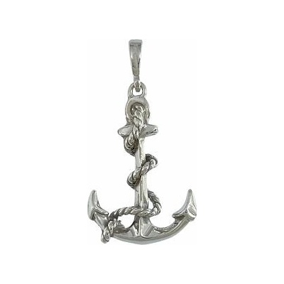 Infinitysilver Stříbrný přívěsek kotva s lanem 441652