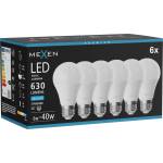 Mexen Nova 10x LED крушка E27, A60, 6W, Студена - 6500K, 630 lm - L100-E27-0665-01x10 (L100-E27-0665-01x10)