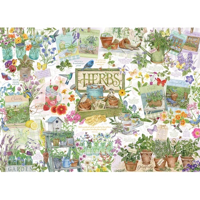 Cobble Hill - Puzzle Herb Garden - 1 000 piese