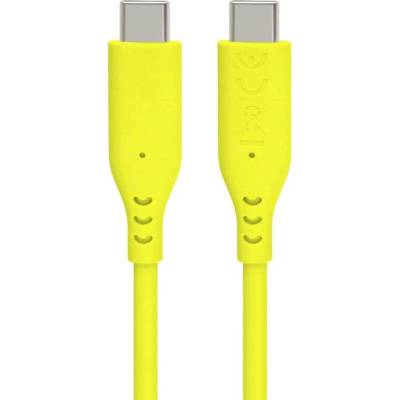 PremiumCord ku31sa15y s konektory USB-C 60W 480Mbps 1,5m žlutý