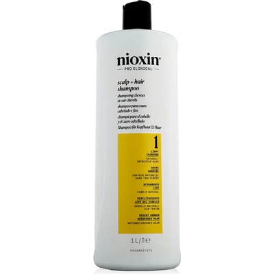 Nioxin System 1 Scalp + Hair Shampoo šampón pre ženy 1000 ml