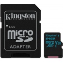 Pamäťové karty Kingston microSDXC 64GB UHS-I U3 SDCG2/64GB