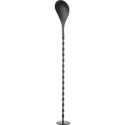 HENDI Lžička barová s drtítkem, BarUp, Černá 280x35mm