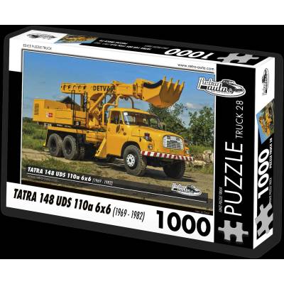 Retro cars - Puzzle TRUCK - Tatra 148 UDS 110a 6x6 (1969-1982) - 1 000 piese