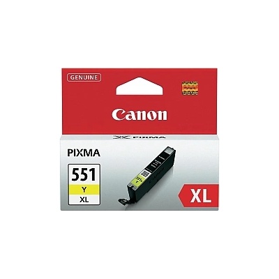 Canon CLI-551XL Y + Canon Photo Paper Variety Pack A4 & 10 x 15cm (VP-101) (6446B001AA_0775B079AA)