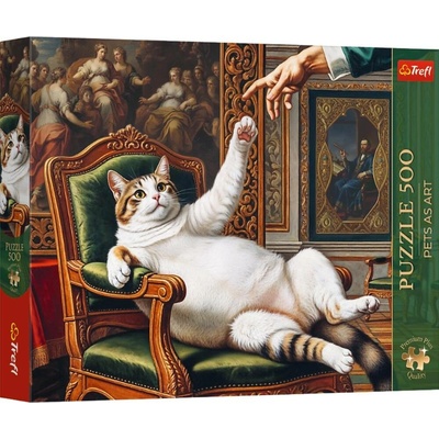 TREFL Premium Plus Pets sro Art Jeho Chlpaté Veličenstvo 500 dielov