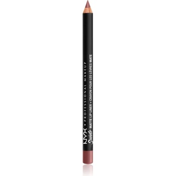 NYX Professional Makeup Suede Matte Lip Liner матиран молив за устни цвят 25 Whipped Cavier 1 гр