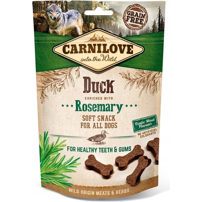 Carnilove Pochúťka pre psa kačica s rozmarínom 200 g