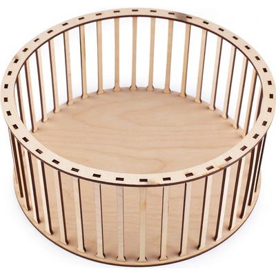 Dřevěná konstrukce na košík, kruh 25cm