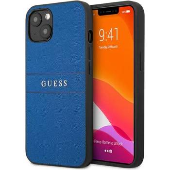 GUESS GUHCP13SPSASBBL iPhone 13 mini 5, 4" blue Saffiano Strap (GUHCP13SPSASBBL)