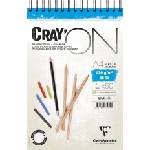 Clairefontaine Cray'On Wirebound Pad Скицник 50 A4 120 g (975024C)
