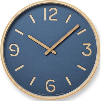 Lemnos Стенен часовник Thomson Paper 30, 5 см син (NY18-15 BL)