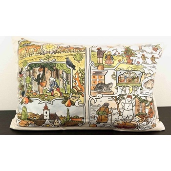 Galanteria Eshop so zipsom Josef Lada Štyri ročná obdobia 33 x 50 cm