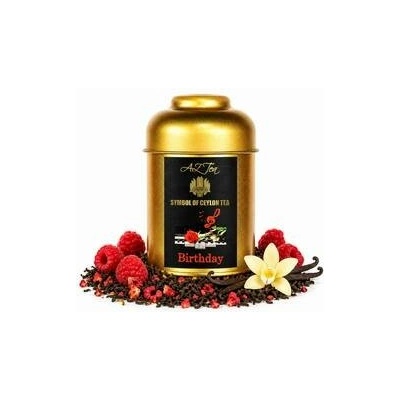 Az-teas Černý čaj Birthday s malinou a vanilkou sypaný 50 g
