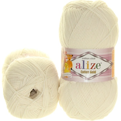Alize Cotton Gold světlě krémová 62
